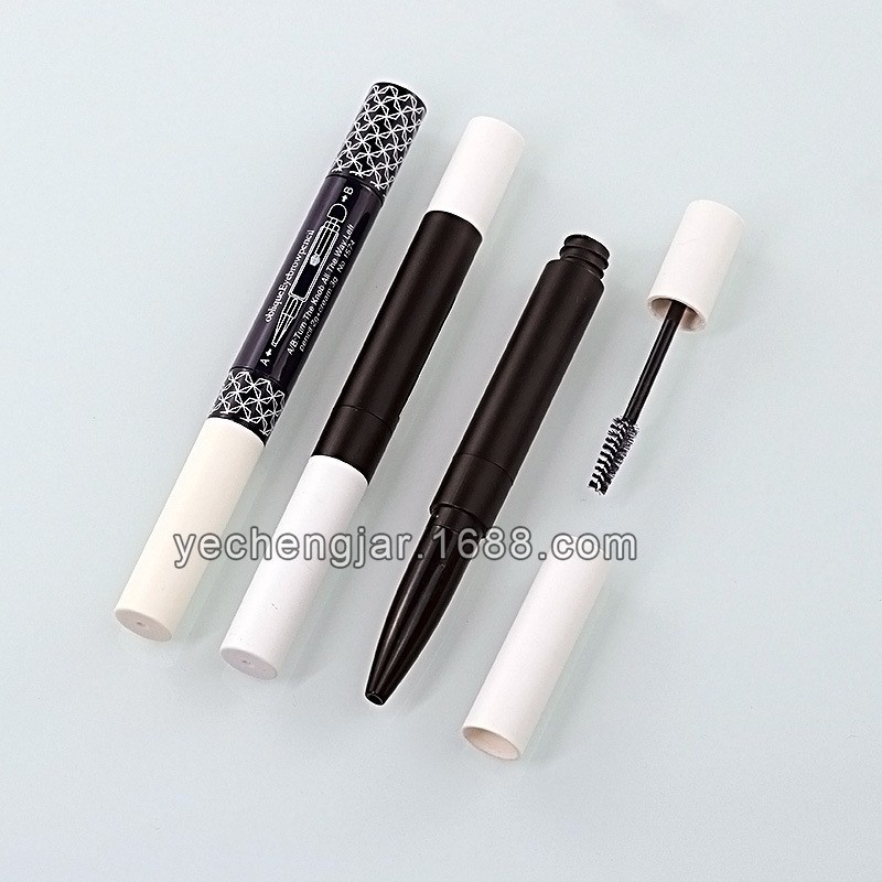 2合1双头眉笔染眉膏霜塑壳包材2g+3g唇线笔管唇釉水睫毛空管EX-2图3