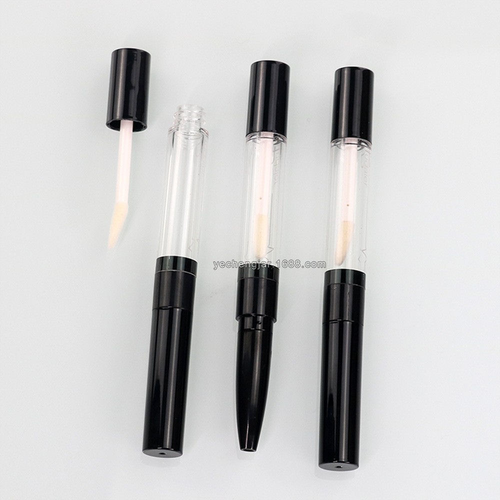 2合1双头眉笔染眉膏霜塑壳包材2g+3g唇线笔管唇釉水睫毛空管EX-2图4