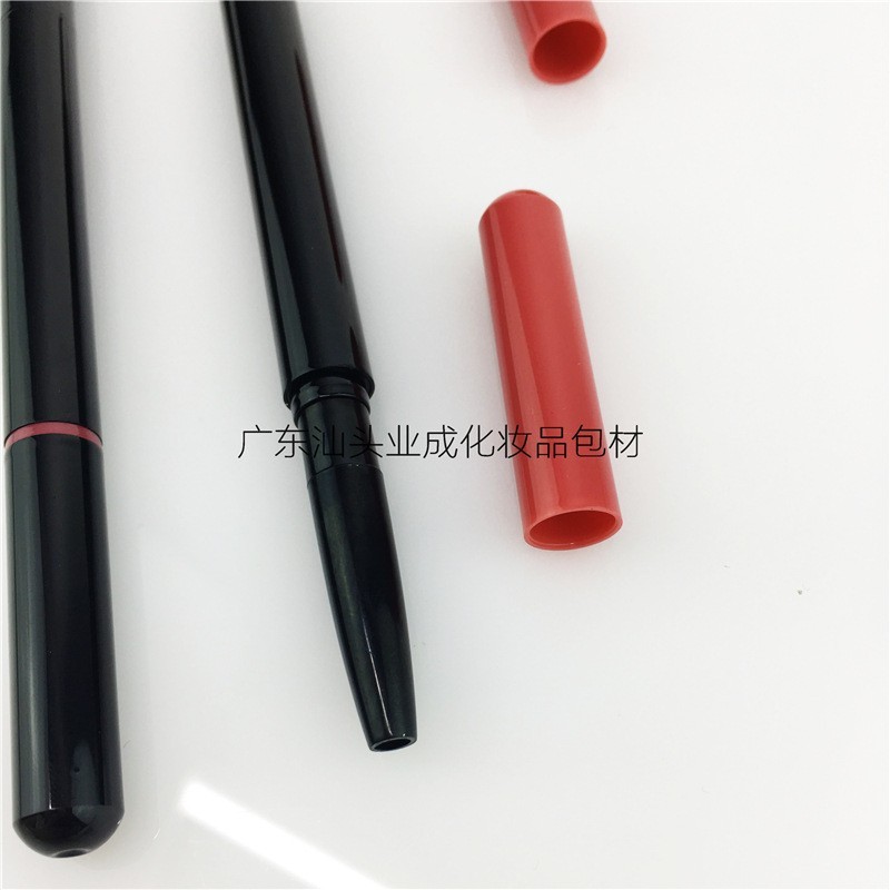 跨境电商热卖彩妆眉笔包材管壳子内芯3mm圆形双头带眉刷厂家图4