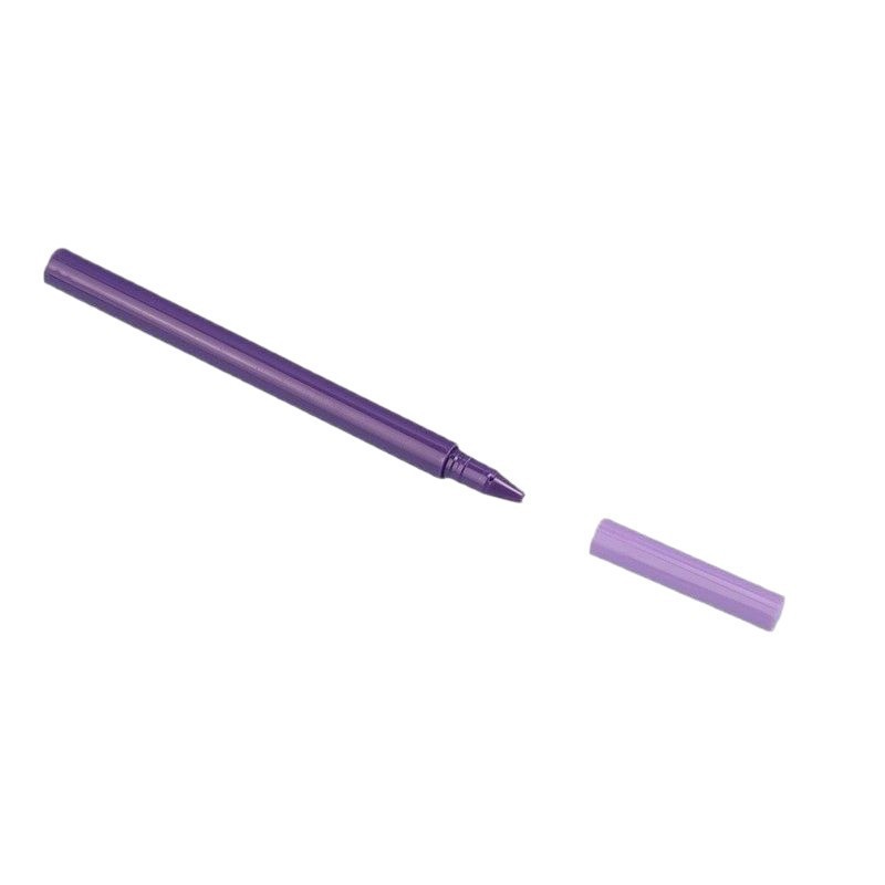 单头眉笔管眼线笔包材砍刀型三角型雨滴型圆型笔嘴混色注塑眉笔管图5