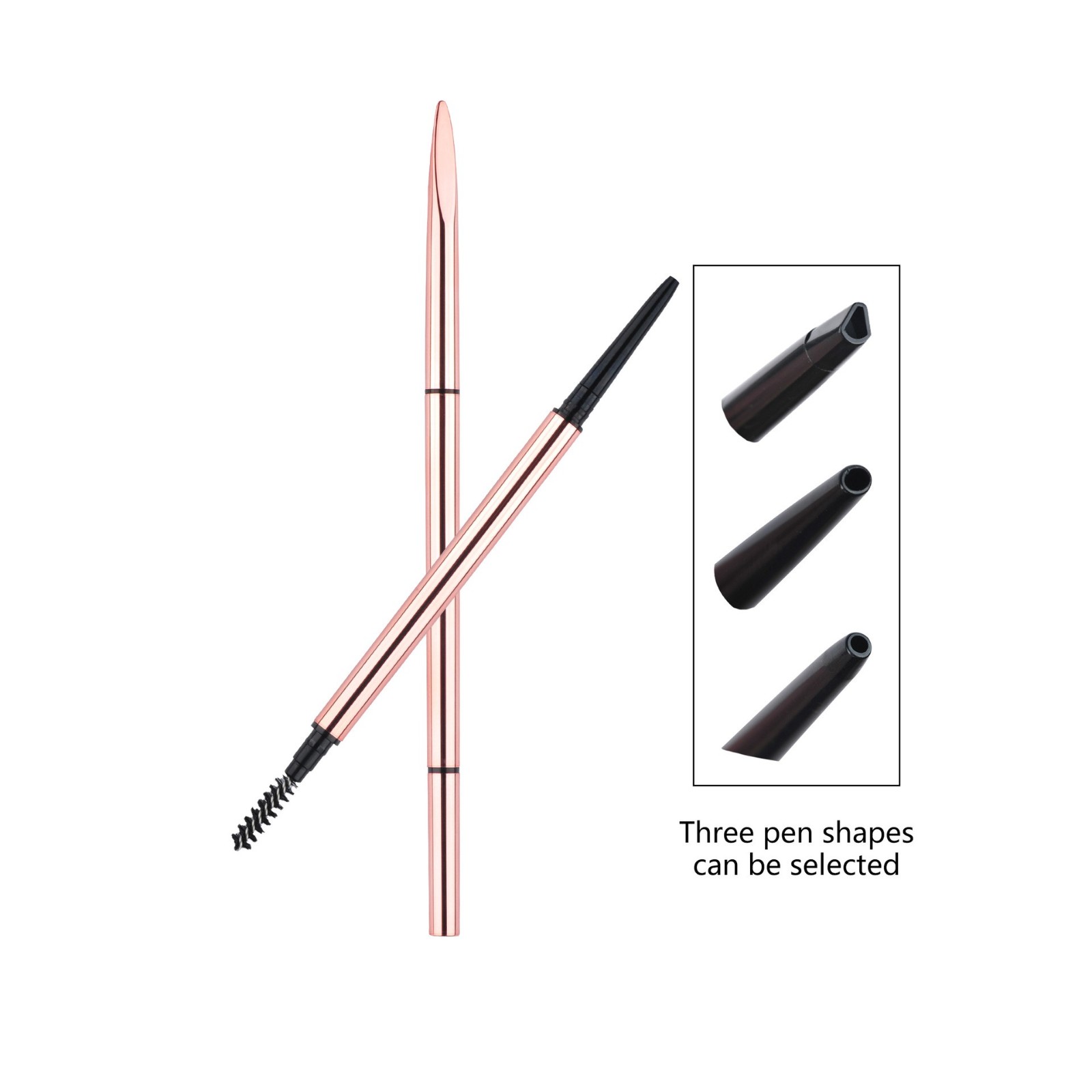 玛丽黛佳同款斜尖套1.5mm精细网红眉笔彩妆塑料包材笔壳图4
