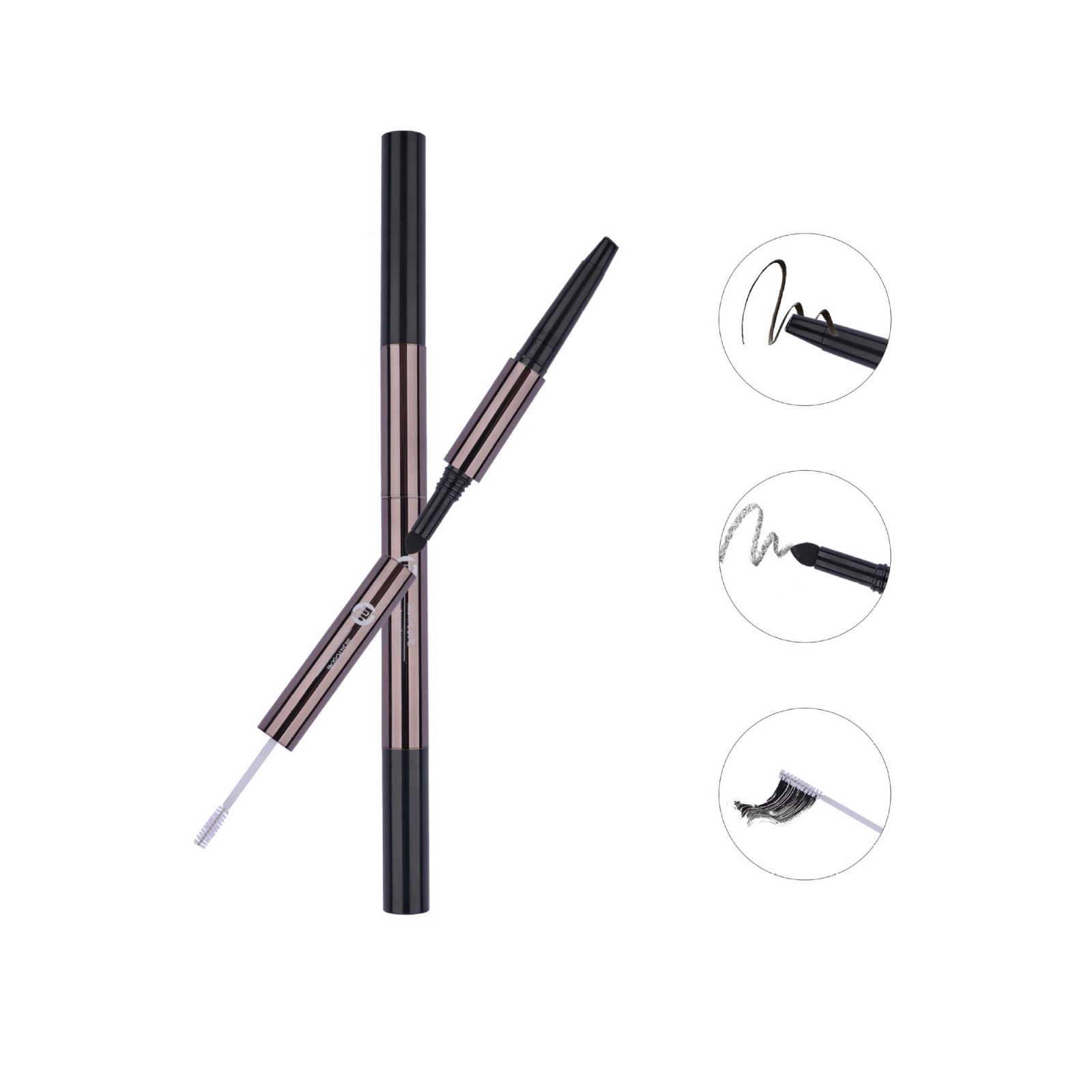 三用眉笔、眉膏眉粉睫毛膏彩妆塑料包材笔壳图3