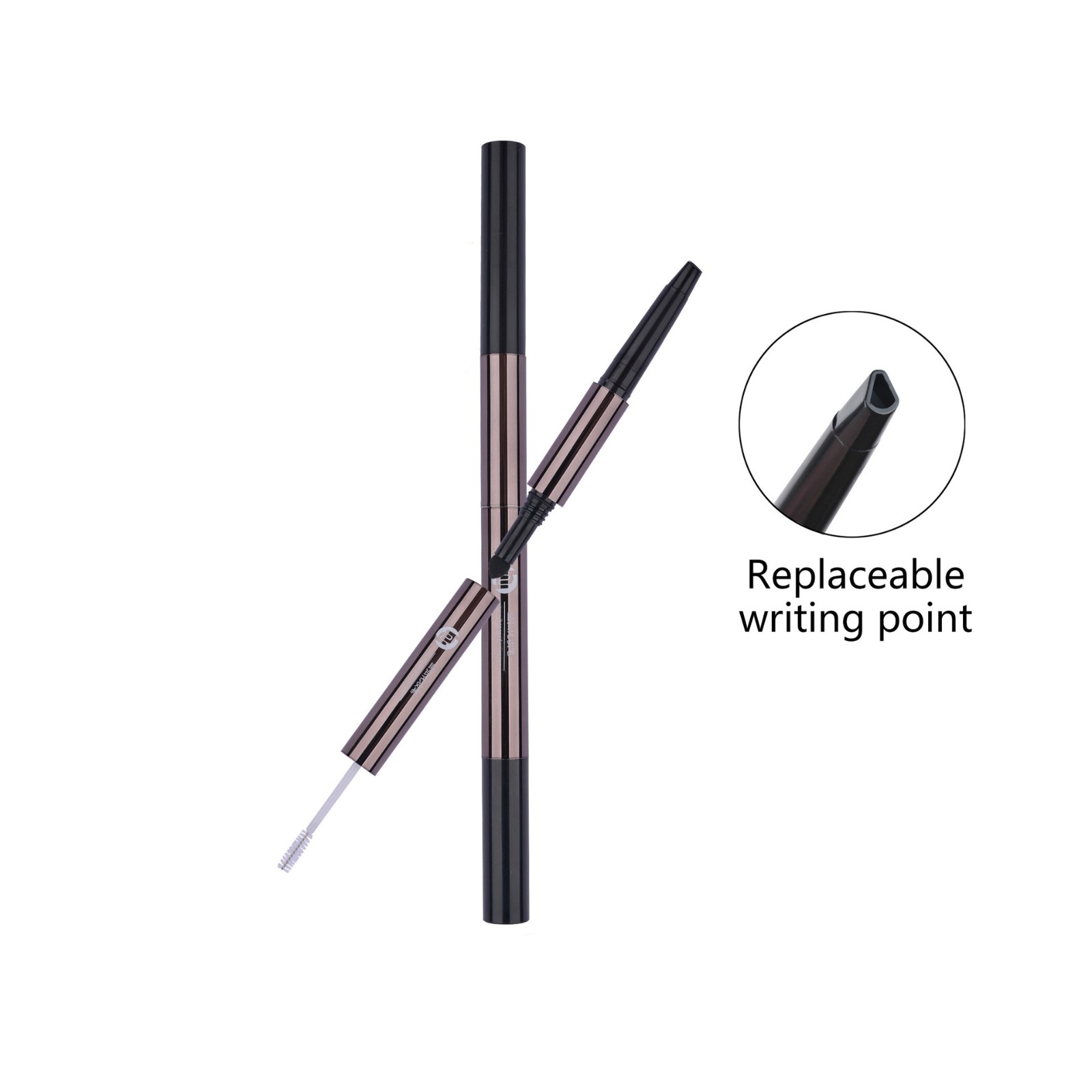 三用眉笔、眉膏眉粉睫毛膏彩妆塑料包材笔壳图4