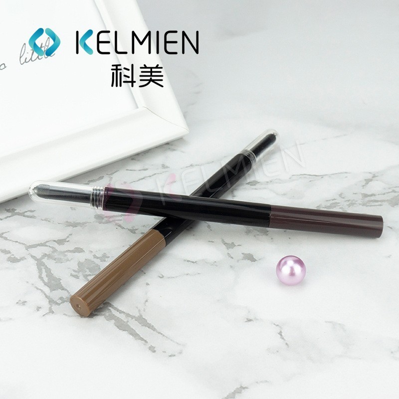 双头撞色旋转眉笔管包材带眉刷 彩妆包材源头工厂图2