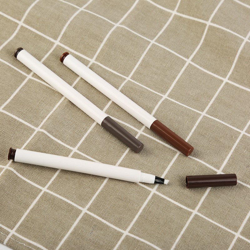 四头分叉液体眉笔空管 四爪液体水性眉笔空杆 雕刻纹眉液体眉笔图4