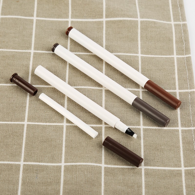 四头分叉液体眉笔空管 四爪液体水性眉笔空杆 雕刻纹眉液体眉笔图2