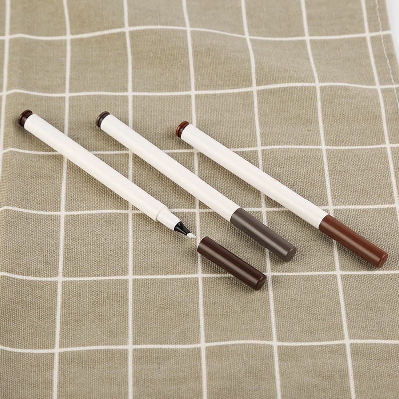 四头分叉液体眉笔空管 四爪液体水性眉笔空杆 雕刻纹眉液体眉笔图5