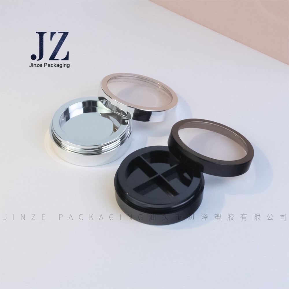 厂家定制 圆形 带天窗 单色/三色/四色 眼影盘 迷你腮红盘 包材