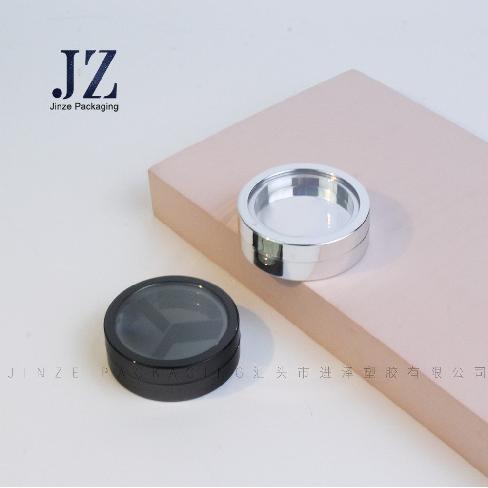 厂家定制 圆形 带天窗 单色/三色/四色 眼影盘 迷你腮红盘 包材图3