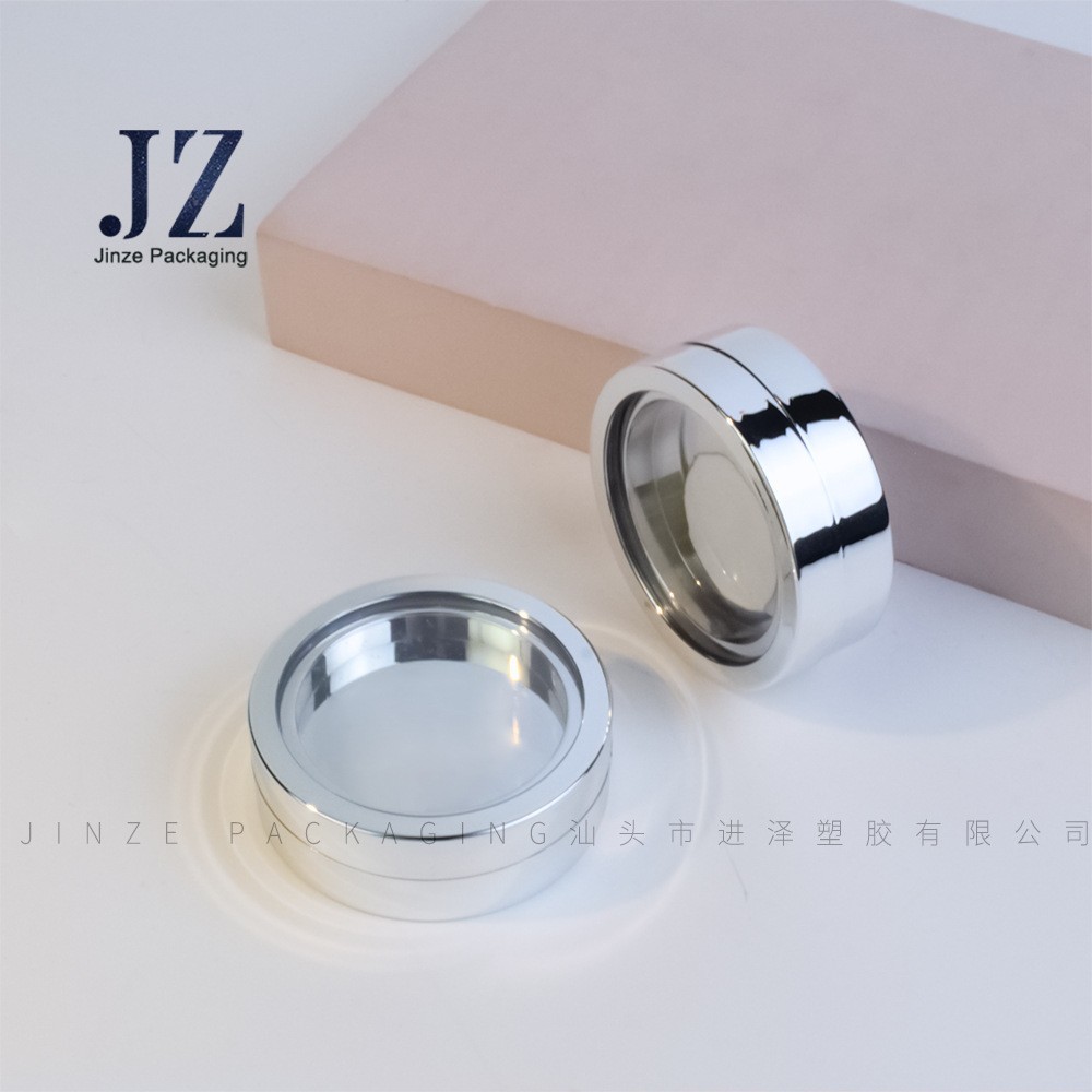 厂家定制 圆形 带天窗 单色/三色/四色 眼影盘 迷你腮红盘 包材图5
