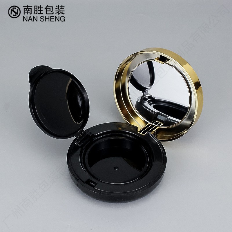 气垫盒 便携15g圆形遮瑕BB霜粉底液彩妆包材翻盖镜子替换装带空盒图2