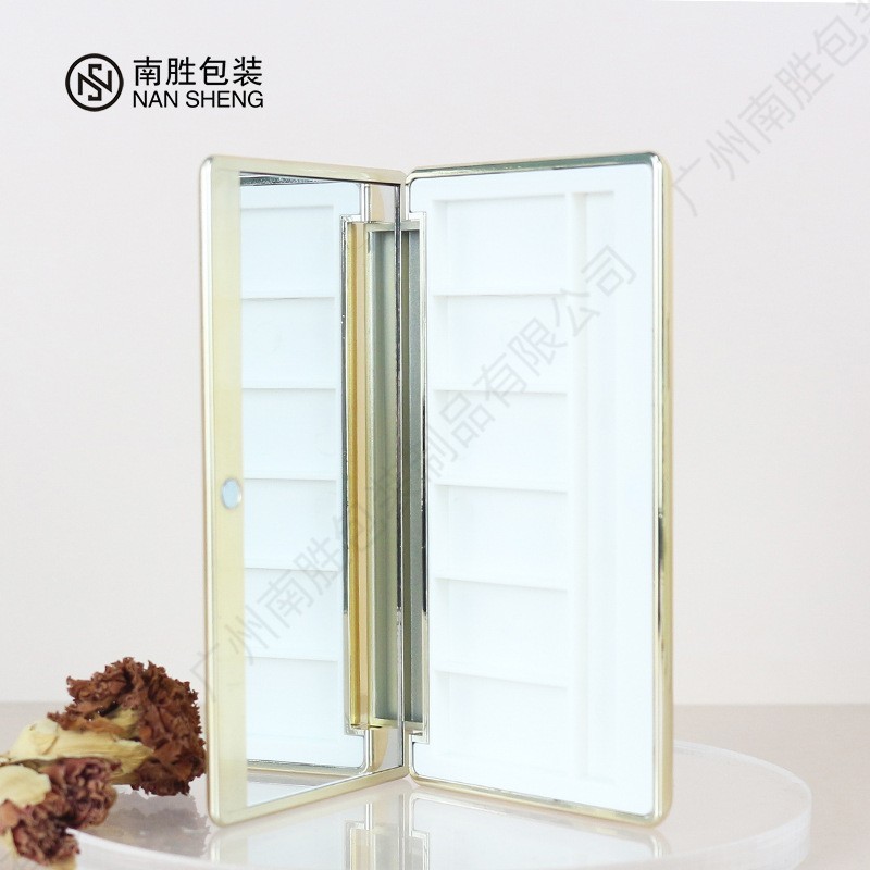 眼影盘空盘 长方形6格磁扣眼影分装盒子 腮红修容眉粉盒彩妆包材图3