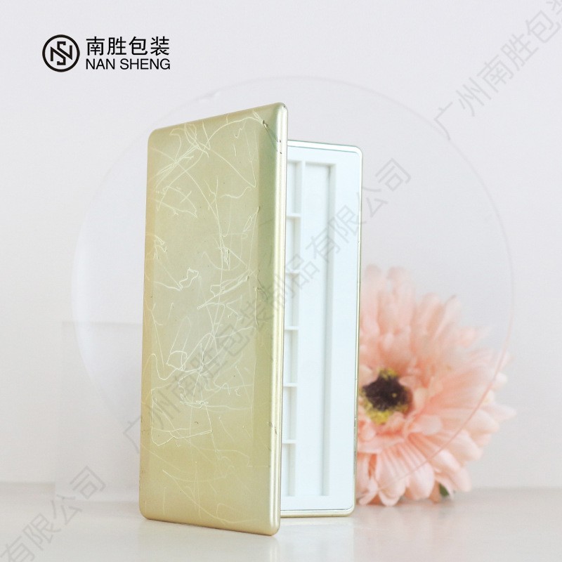 眼影盘空盘 长方形6格磁扣眼影分装盒子 腮红修容眉粉盒彩妆包材图2