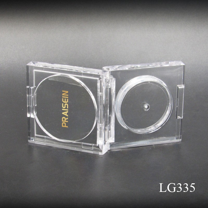 方形单色眼影盒卡扣式透明眼影空盒塑料包材图4