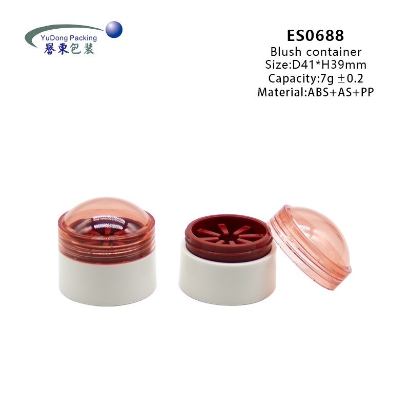 可爱的腮红容器眼影容器7克单色空心腮红盒眼影盒定制标志