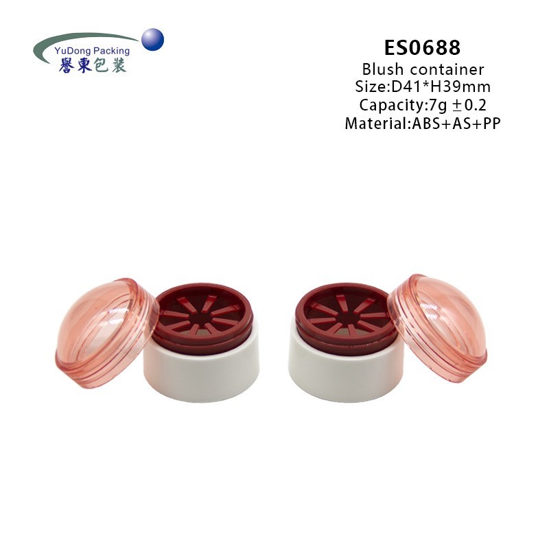 可爱的腮红容器眼影容器7克单色空心腮红盒眼影盒定制标志图2
