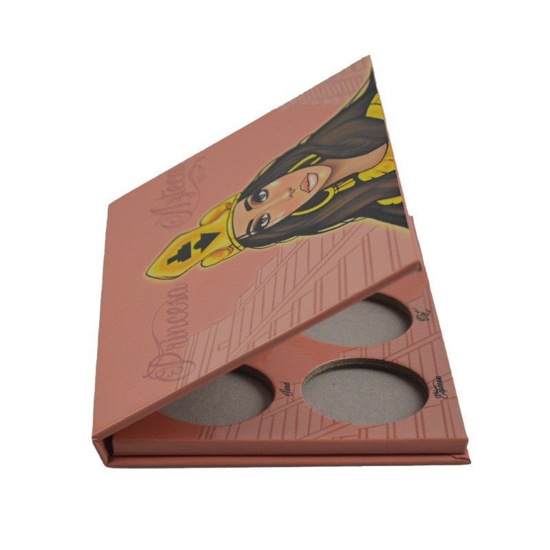 6色磁铁吸附 眼影盒彩妆化妆品包装纸盒便携化妆品分装盒图5