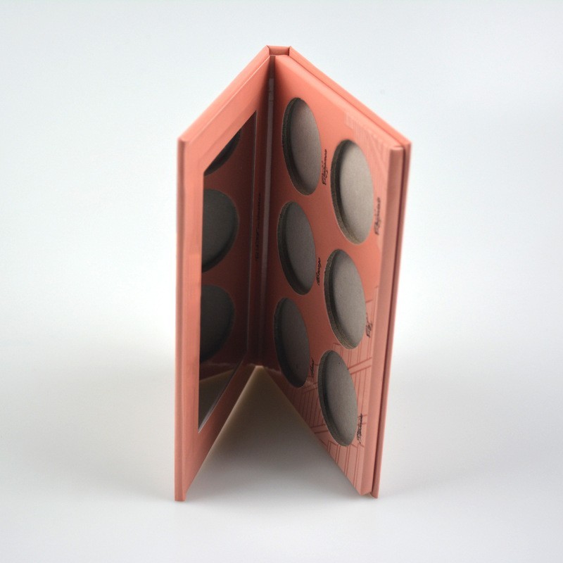 6色磁铁吸附 眼影盒彩妆化妆品包装纸盒便携化妆品分装盒图4