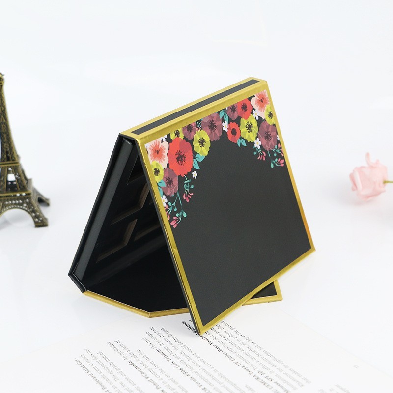 眼影包材纸盒 九孔眼影彩妆组合纸盘 初学者DIY眼影空盘图3