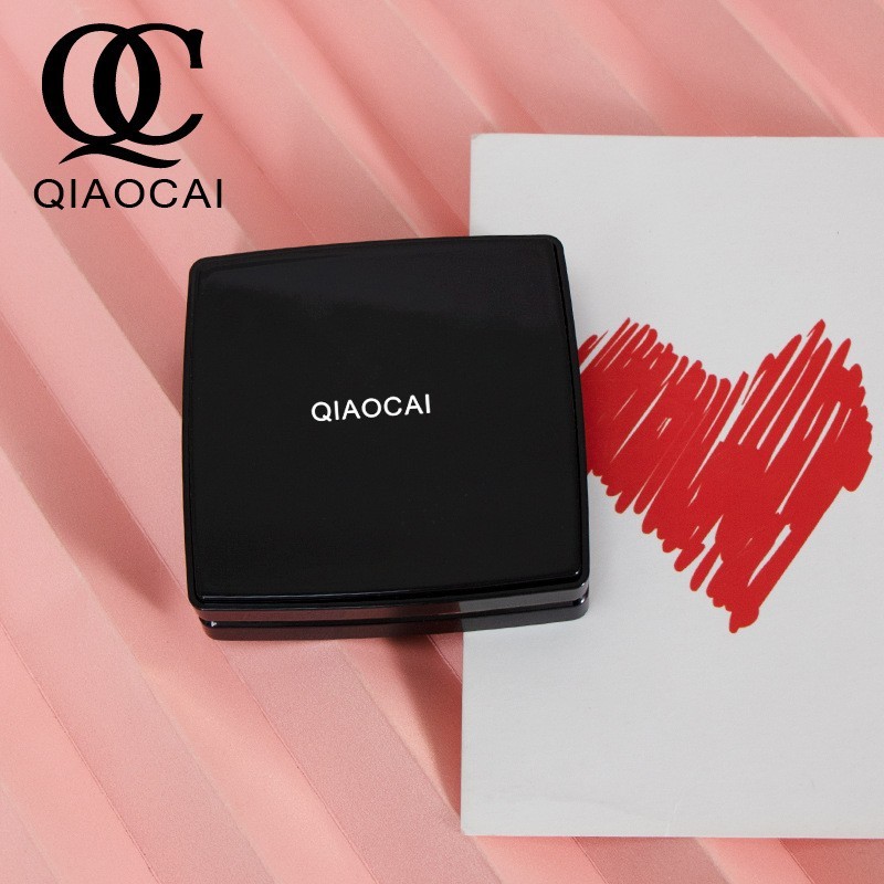 磁吸粉饼盒爆款外方内圆带顶片经典加重粉饼腮红定妆高光彩妆包材图3