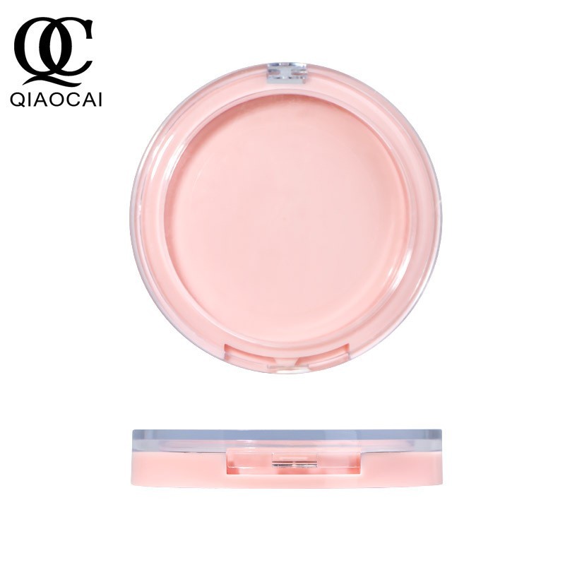 热门圆形粉饼盒清新简约粉底膏遮瑕膏专用包材扣位彩妆厂家10-12g图5