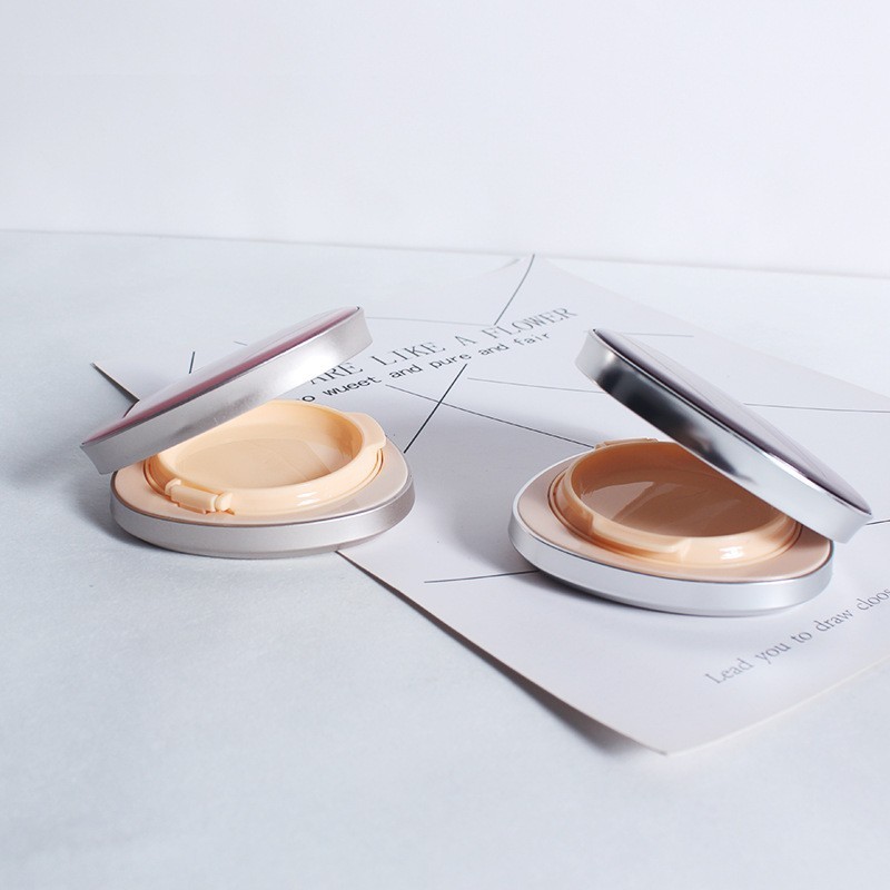 网红抖快CC彩妆包材注塑喷镀定制印刷三角形磁扣BB气垫盒图4