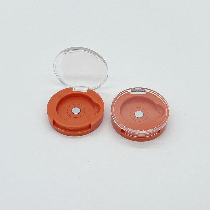 圆形磁吸眼影盒分装口红唇膏唇膜高光修容腮红一体空盘图2