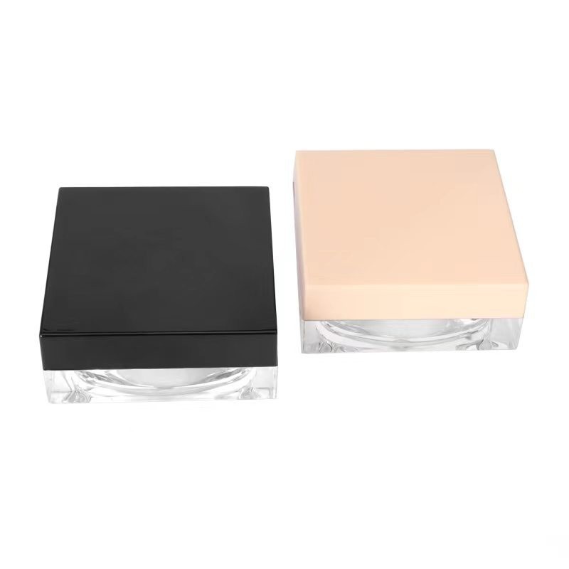 方形散粉盒包材 高档10g蜜粉盒塑料网格散粉分装盒卡位散粉盒图5