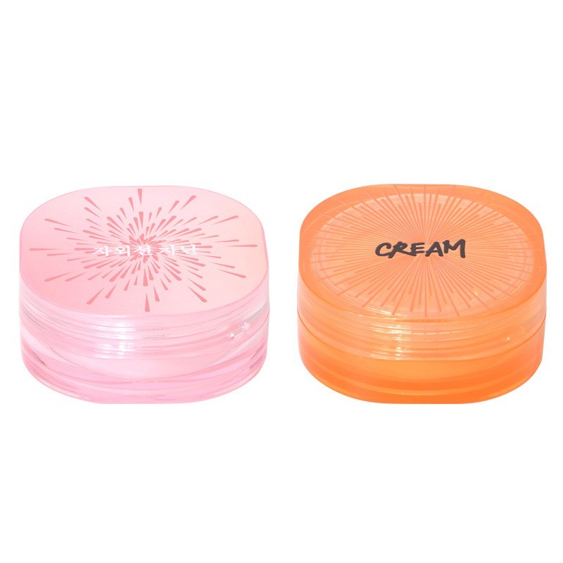 新款方形圆角厚壁10g散粉盒 蜜粉分装盒便捷弹力网塑料半透明包材图5