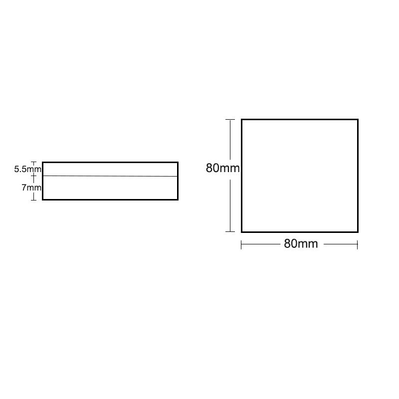 厂家定制 方形四色眼影盘高光修容盘包材图5