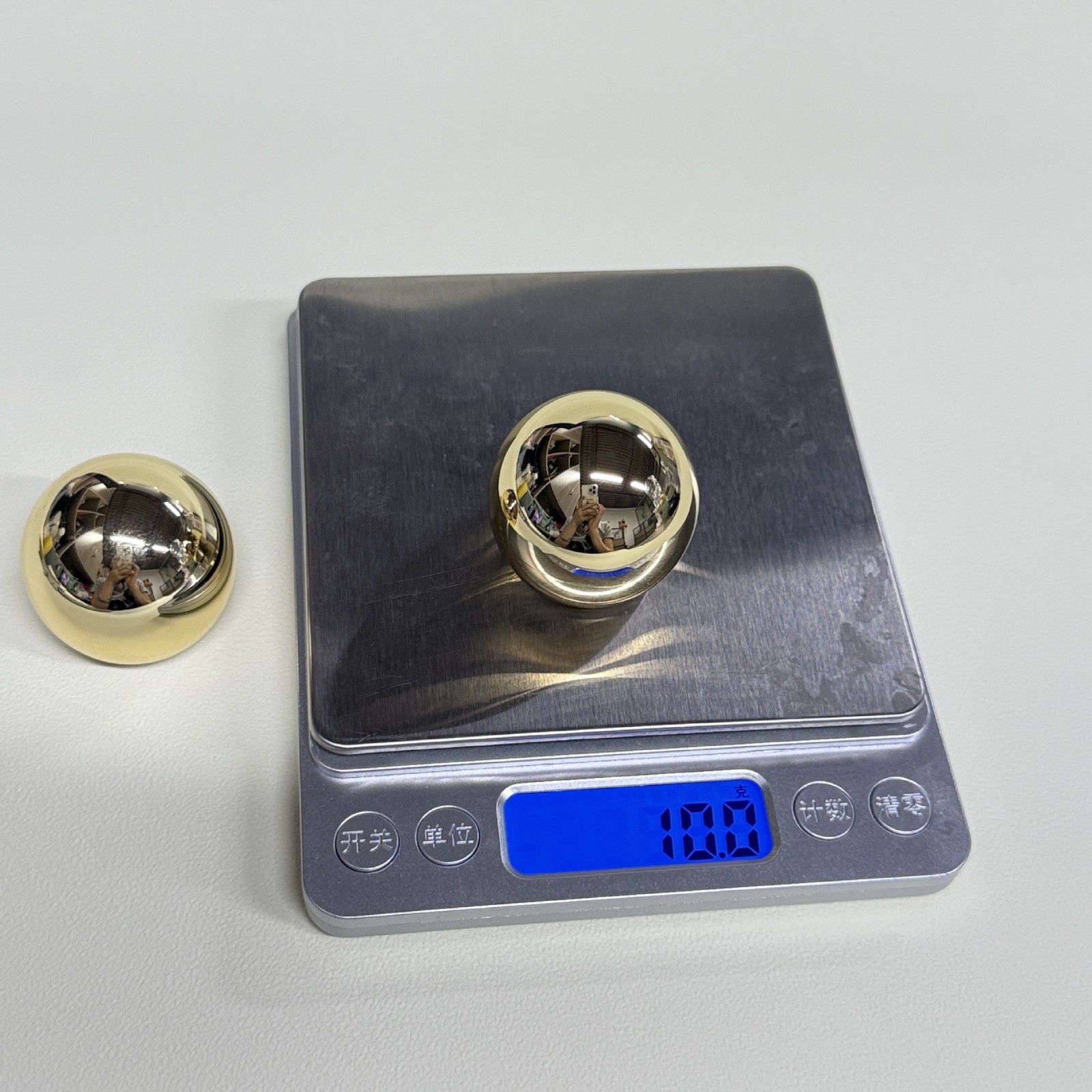 24牙球盖 玻珠盖 镀金玻珠球盖日化洗护盖子图5