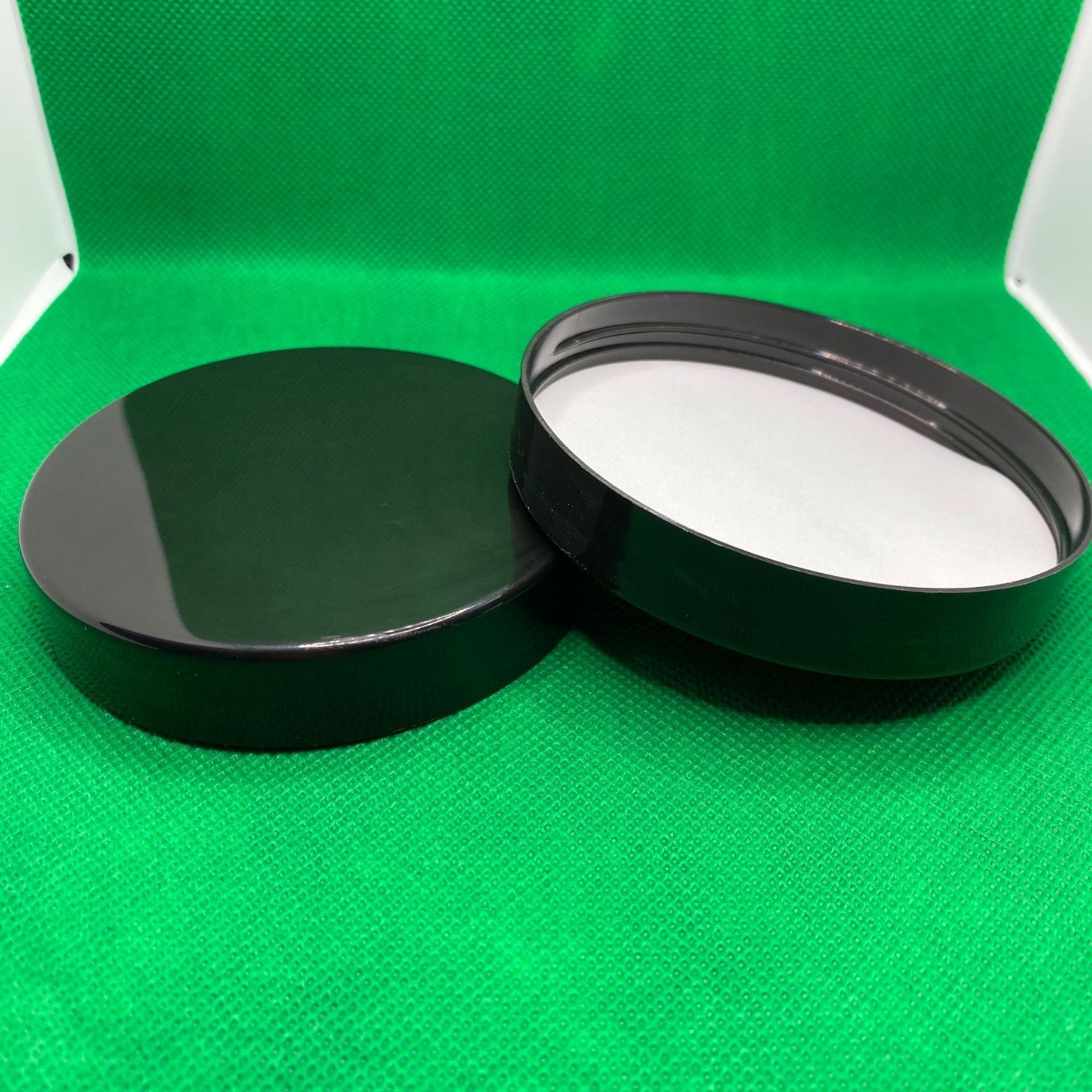 89/400光身广口盖 密封罐焗油膏大圆盖 外直径92MM膏霜盖塑料瓶盖图3