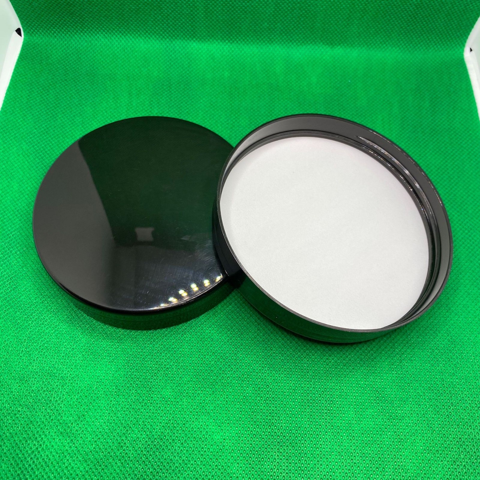 89/400光身广口盖 密封罐焗油膏大圆盖 外直径92MM膏霜盖塑料瓶盖图4