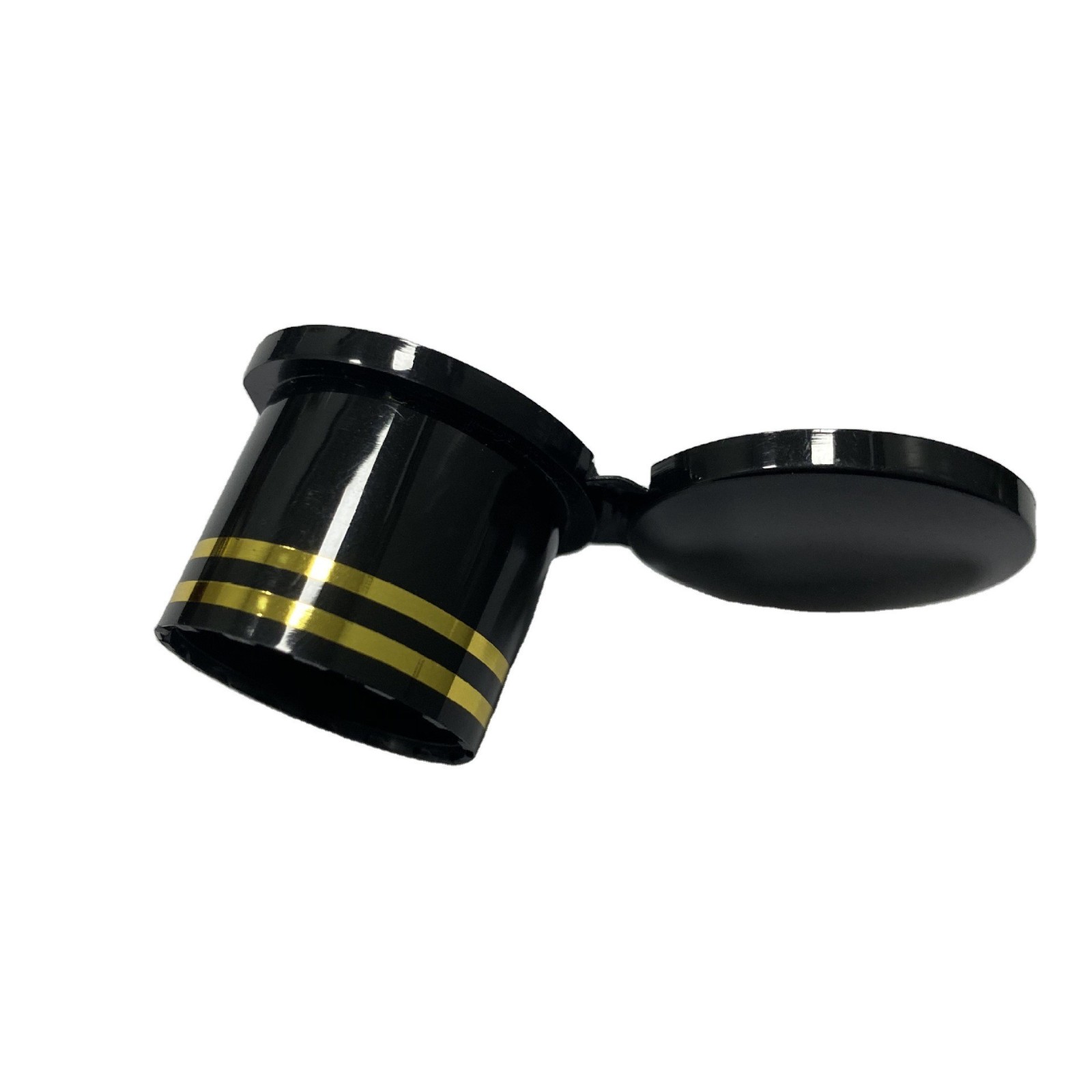 T24牙415圆顶伊卡露盖烫双金定制 可定制任意颜色 大导流口PP翻盖图3