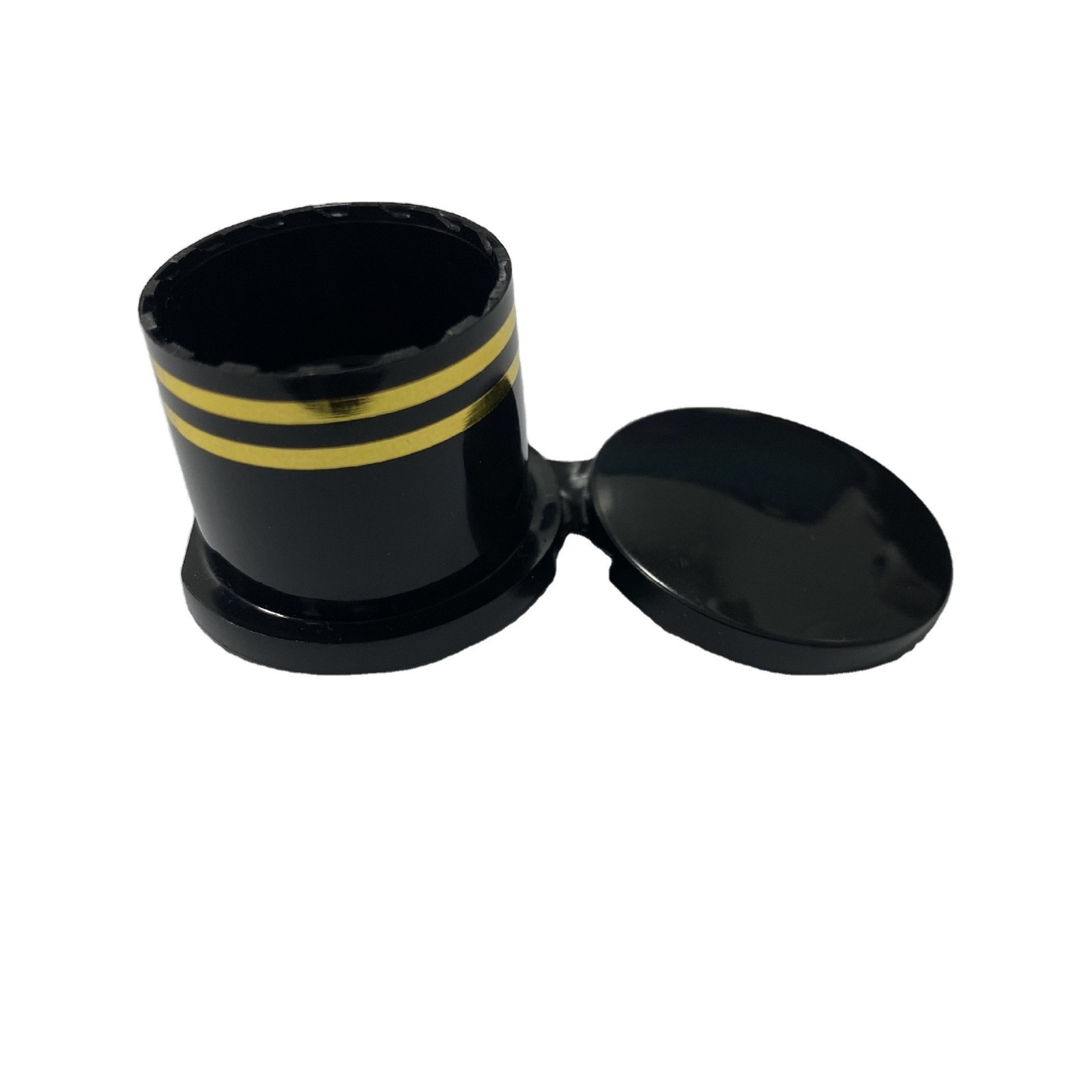 T24牙415圆顶伊卡露盖烫双金定制 可定制任意颜色 大导流口PP翻盖图5