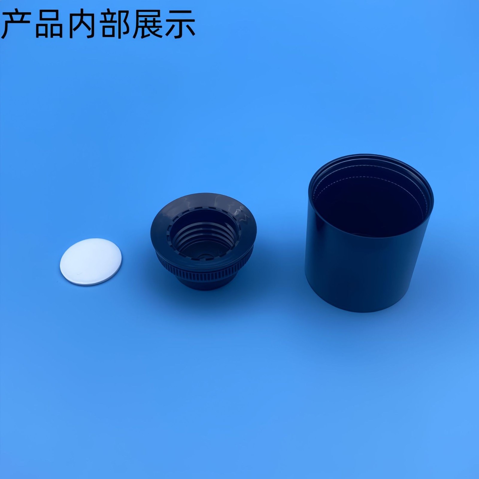 定制24mm双层组合盖高盖牙化妆品卸妆水带盖乳瓶旋盖厂家密封图4