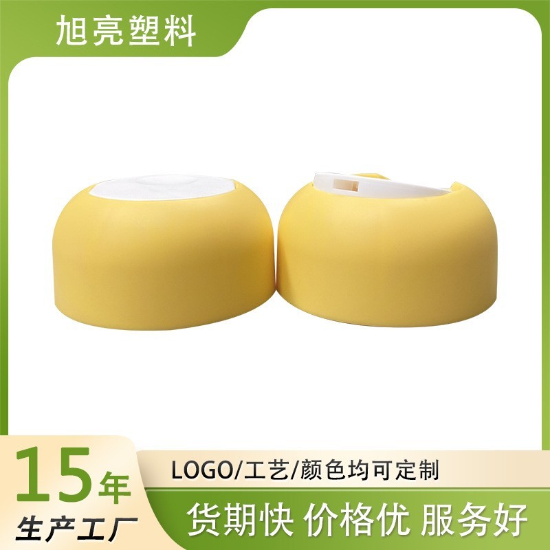 优质工厂生产28牙橄榄油双层千秋盖磨砂圆顶按压盖密封性强千秋盖