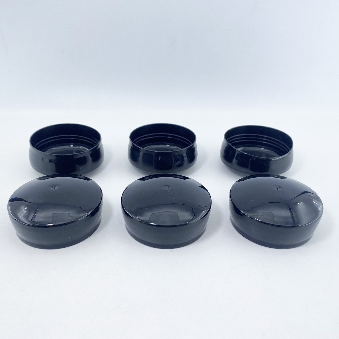 53/66牙磨砂膏罐装广口旋盖圆头PP材料密封可选择颜色图4