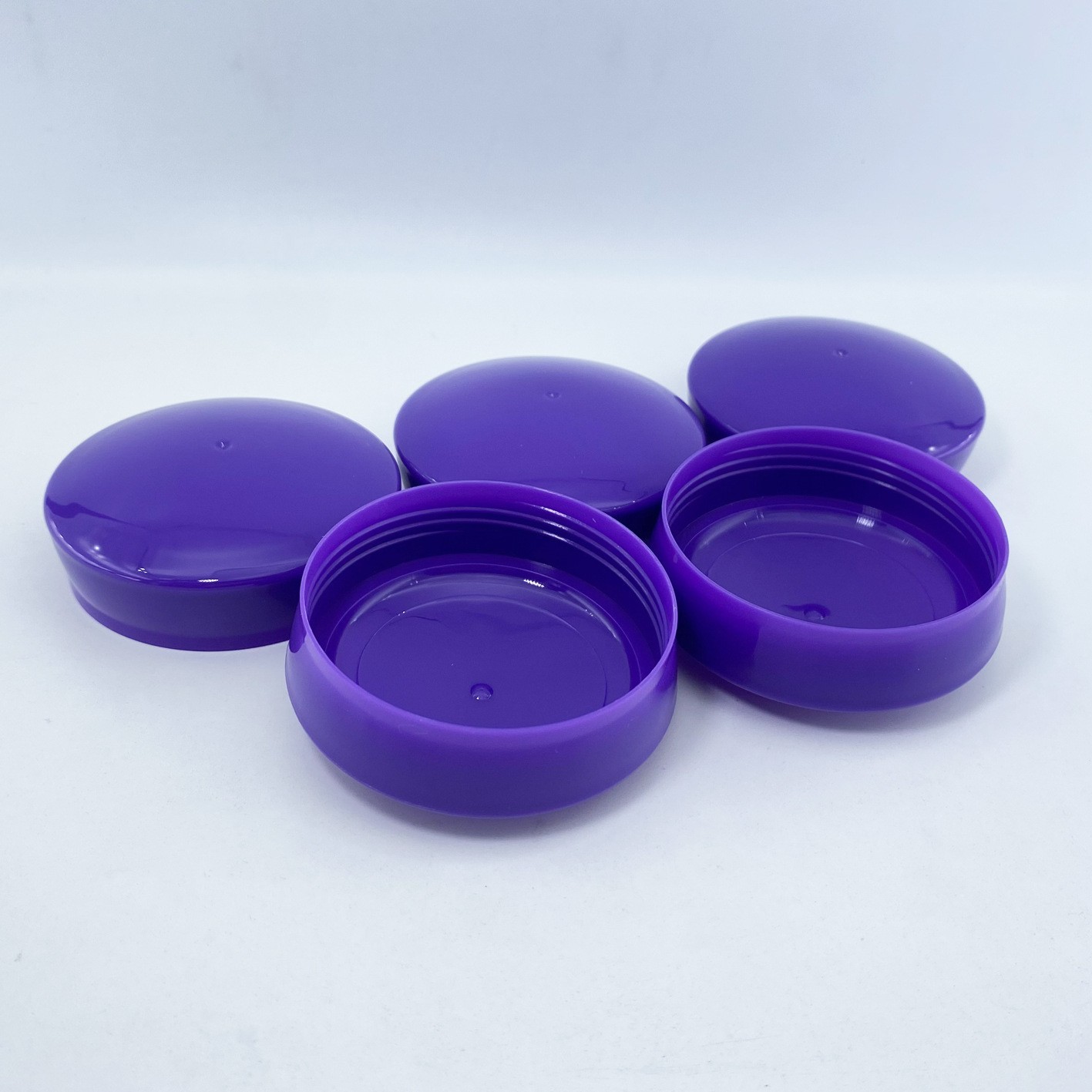 53/66牙磨砂膏罐装广口旋盖圆头PP材料密封可选择颜色图5