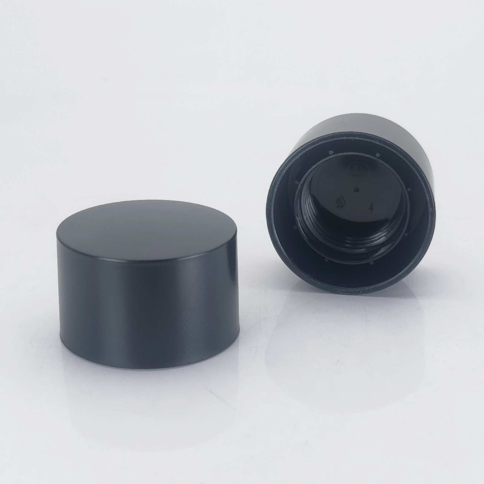 24牙磨砂面双层旋盖 24-410ABS材质双层化妆品瓶盖图4