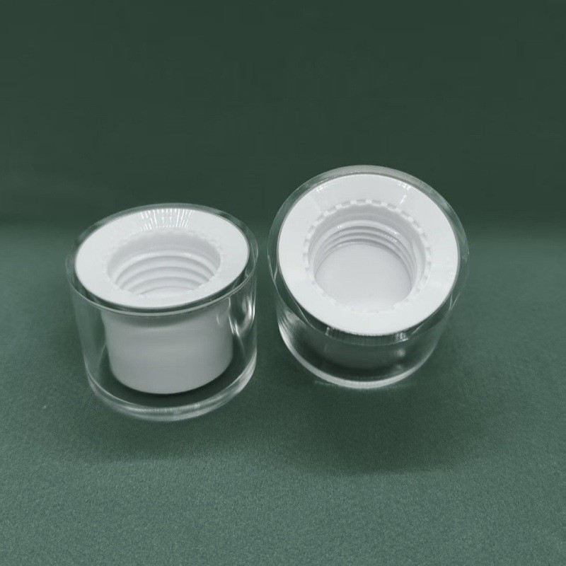 高端护肤盖塑料瓶盖24牙组合旋盖玻璃瓶精华液专用盖透明化妆品盖图2