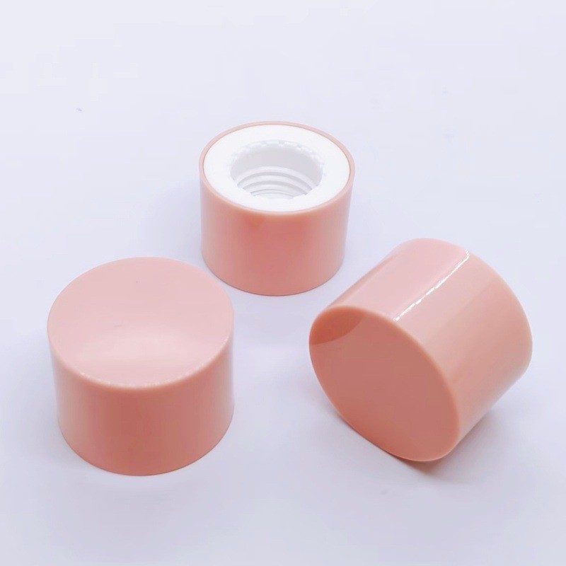 源头厂家定制24牙双层塑料哑面组合盖ABS/PP材质化妆品护肤品瓶盖图3