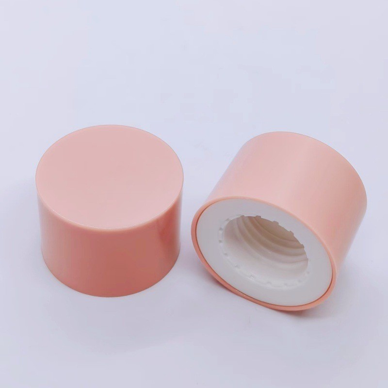 源头厂家定制24牙双层塑料哑面组合盖ABS/PP材质化妆品护肤品瓶盖图2