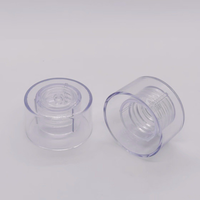 20牙口径高透质感塑料PP双层盖化妆品试用装小样瓶盖小分装瓶盖子图3