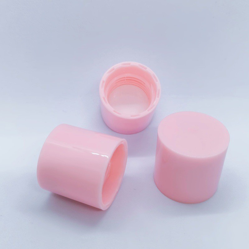 24牙410单层旋盖厚壁高款通用盖化妆品纯露塑料瓶盖真空瓶图4