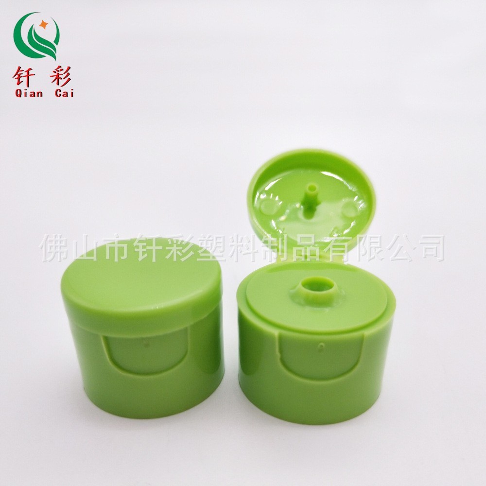 20 24牙光身蝶盖光面蝴蝶翻盖洗手液凝胶瓶盖 洗发水塑料瓶盖定制图2