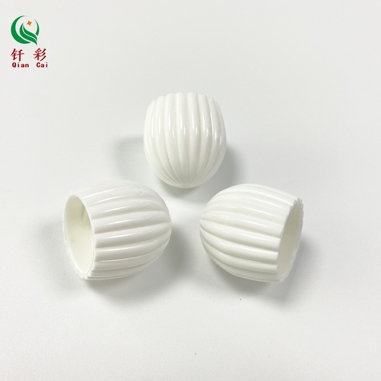 化妆品旋盖 白色贝壳旋转塑料盖子菠萝盖球形内衣洗衣液旋盖图2
