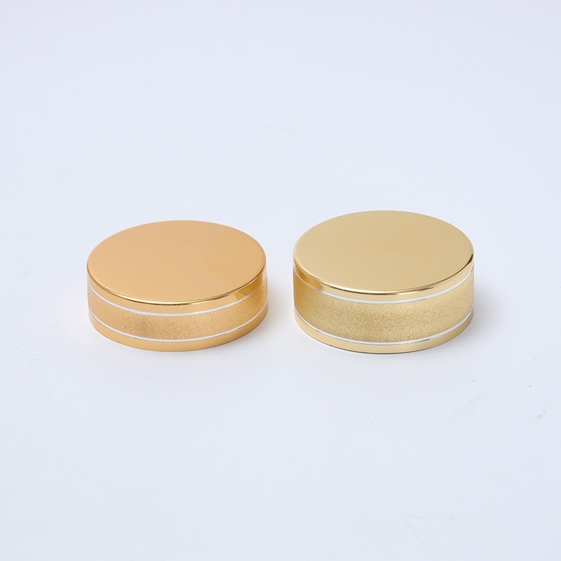 保健品瓶盖沙金切线密封螺纹铝盖医胶囊药瓶膏霜瓶电化铝盖子图4