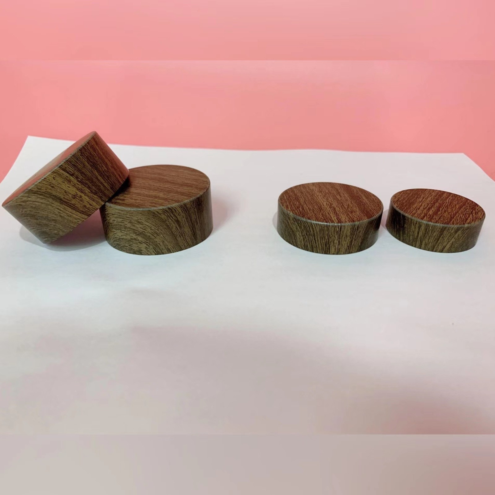 木纹化妆品瓶盖电化铝盖子膏霜瓶供应氧化铝瓶盖电化铝图4