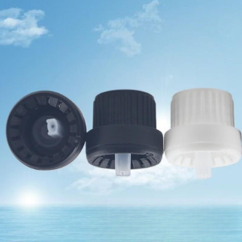 18牙光面防盗盖精油瓶滴塞大头盖化妆品瓶盖塑料瓶盖流速内塞图2